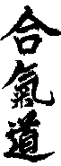 Aikido in Japanese kanji